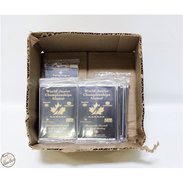 21 FACTORY SEALED PACKS OF 1995 WORLD JR COLLECTOR