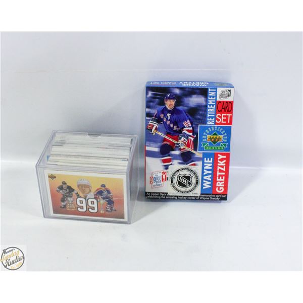 UPPER DECK OVERSIZED WAYNE GRETZKY CARDS SOLD WITH
