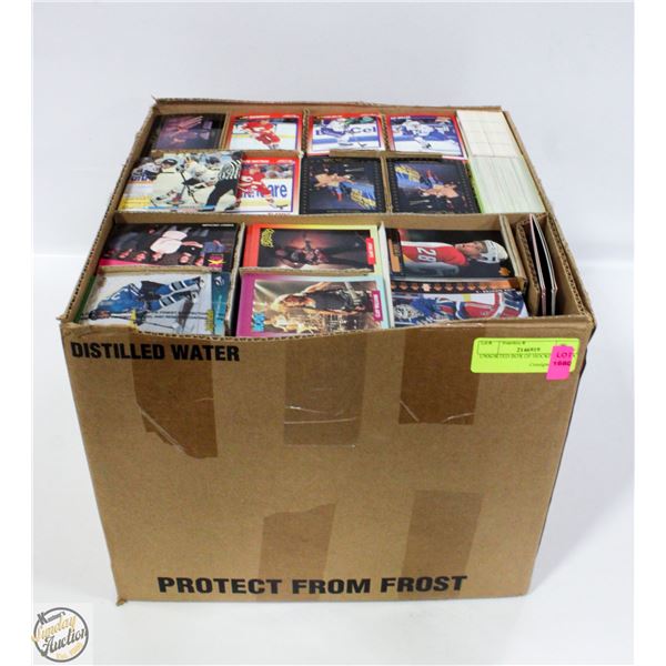 UNSORTED BOX OF HOCKEY CARDS
