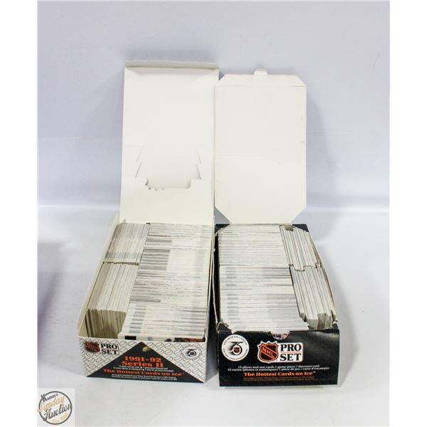 TWO OPENED PACKS OF PRO SET 1991-1992 SERIES 2