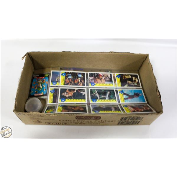 FLAT OF VINTAGE POP CULTURE COLLECTOR CARDS