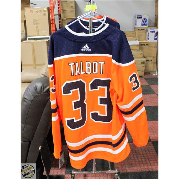 OILERS ADIDAS PRO SIZE 54 TALBOT WITH TAGS