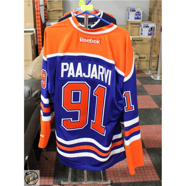 OILERS REEBOK MEDIUM #91 PAAJARVI