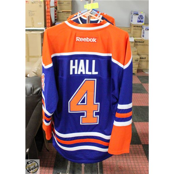 OILERS REEBOK SMALL #4 HALL