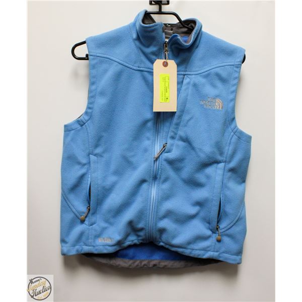 NORTH FACE WOMEN'S BLUE VEST SIZE M