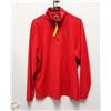 Image 1 : NORTH FACE ¼ ZIP MEN'S FLEECE TOP RED SIZE L