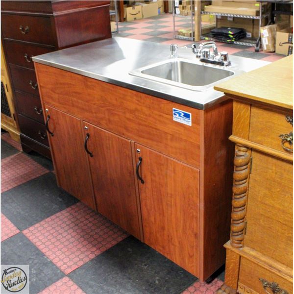 OZARK RIVER PORTABLE SINK STAINLESS STEEL H-36"
