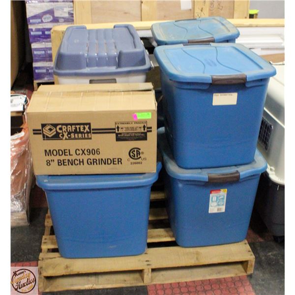 PALLET OF FABRIGE EGG MAKING SUPPLIES INCLUDES