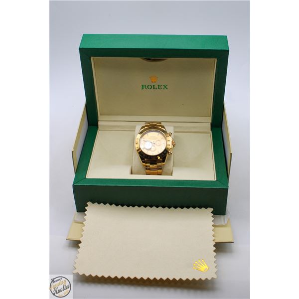 REPLICA FULLY AUTOMATIC ROLEX DAYTONA YELLOW GOLD