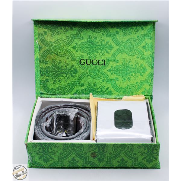 BRAND NEW BELT AND WALLET COMBO SET WITH BOX