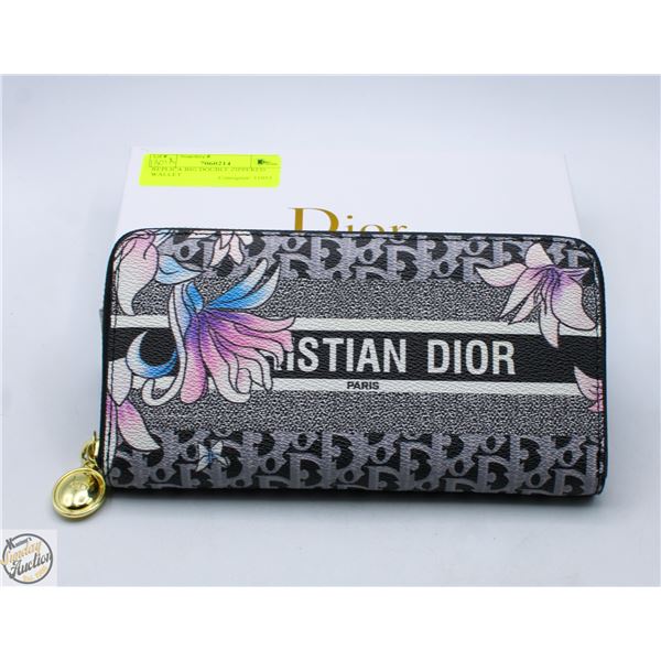 REPLICA BIG DOUBLE ZIPPERED WALLET
