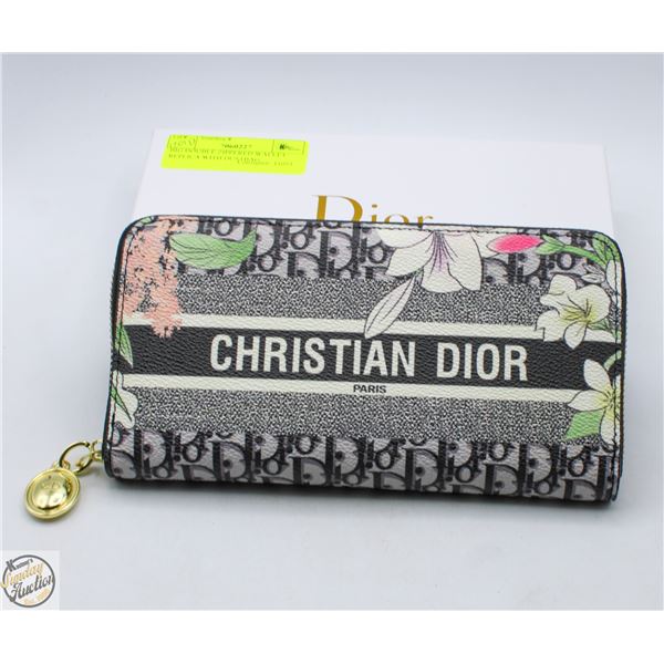 BIG DOUBLE ZIPPERED WALLET REPLICA WITH DUSTBAG