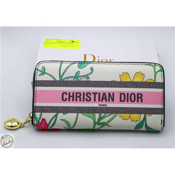 REPLICA BIG DOUBLE ZIPPERED WALLET
