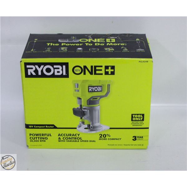 NEW RYOBI 18 VOLT CORDLESS ROUTER