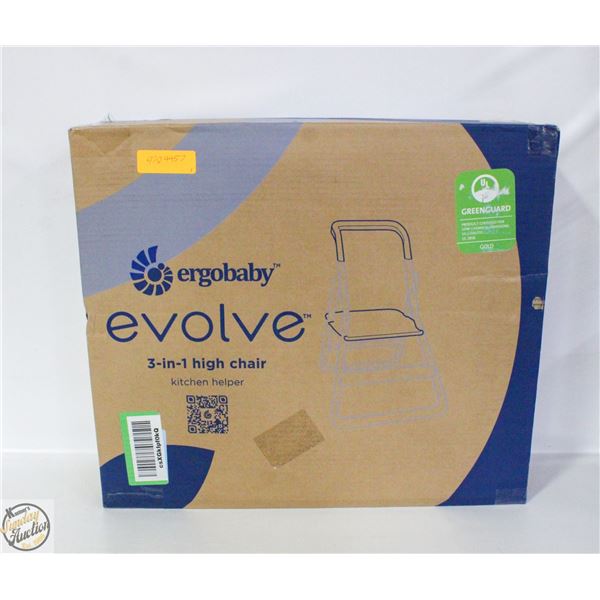 BRAND NEW EVOLVE 3 IN 1 HIGH CHAIR KITCHEN HELPER
