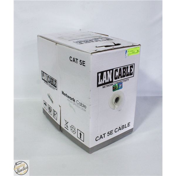 BOX WITH CAT 5E ETHERNET CORD 24AWG