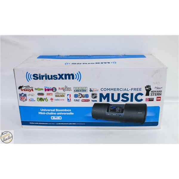 NEW SIRIUS XM UNIVERSAL BOOMBOX
