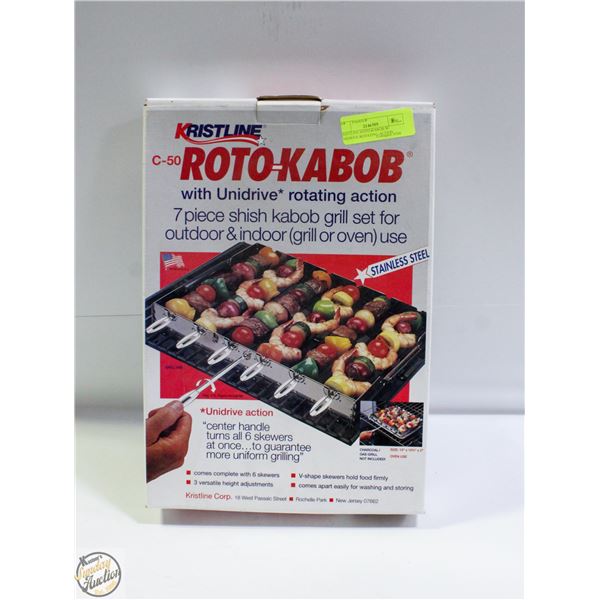 KRISTLINE ROTO-KABOB W/ UNIDRIVE ROTATING ACTION