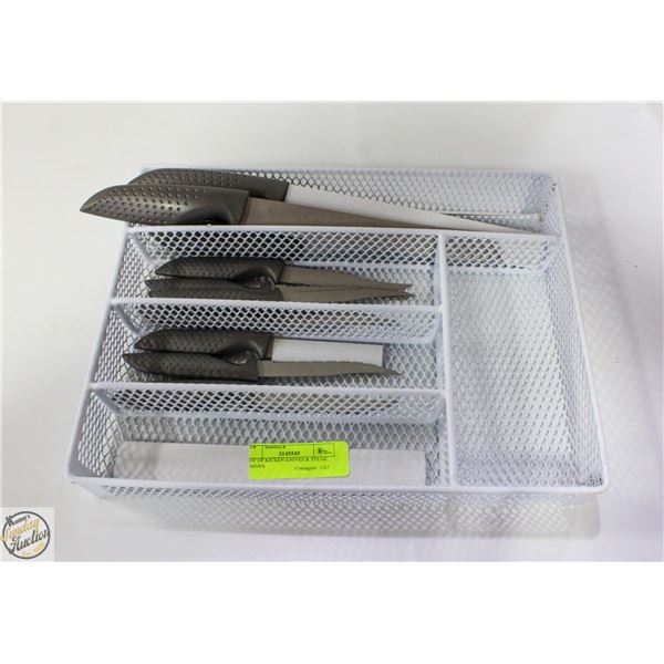 LOT OF KICKEN KNIVES & STEAK KNIVES