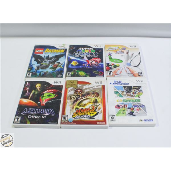 LOT OF WII GAMES