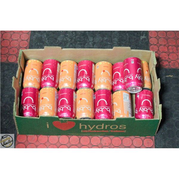 FLAT OF BUBLY SPARKLING WATER BEVERAGES