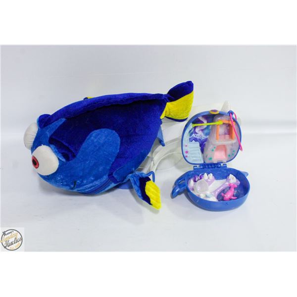 ESTATE FINDING DORY BACKPACK/BAG + POLLY