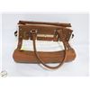 Image 1 : ESTATE WHITE BROWN HANDBAG