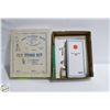 Image 1 : VINTAGE FLY TYING KIT WITH VICE & MANUALS