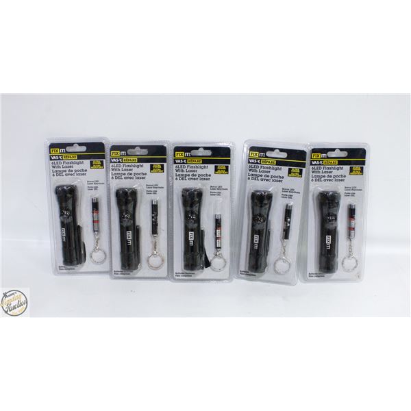 5 NEW FLASHLIGHTS