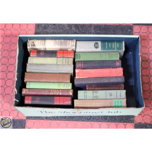 LOT OF 16 BOOKS FROM THE 1910'S, 20'S, 30'S,