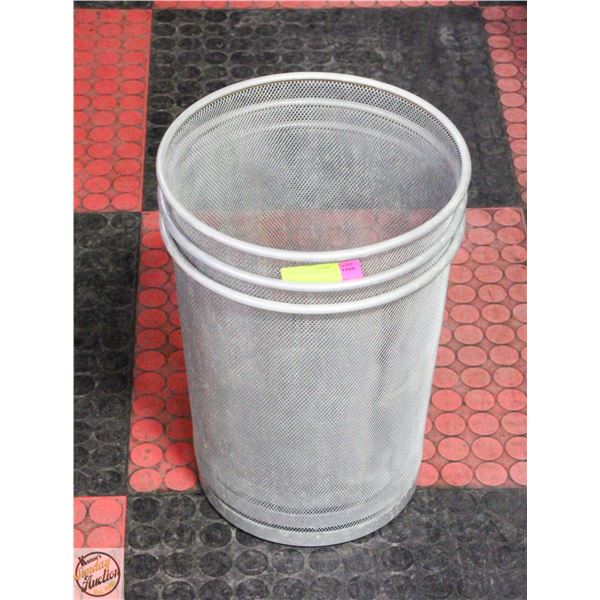 3 OFFICE GARBAGE CANS
