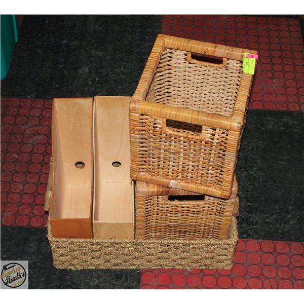 5PC BASKET LOT