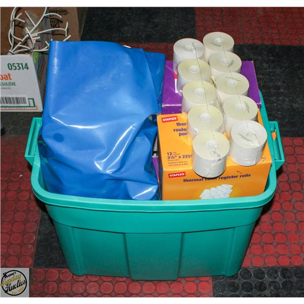 175 - 3 1/8" X 225' THERMAL ROLLS FOR POS PRINTER