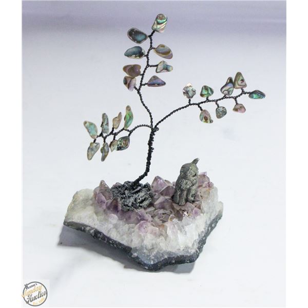 ESTATE GENUINE AMETHYST RAW SPECIMEN WITH