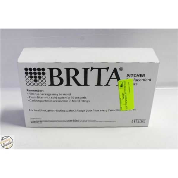 NEW 4 PACK BRITA WATER FILTERS
