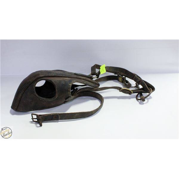 ESTATE VINTAGE/ANTIQUE EQUINE LEATHER