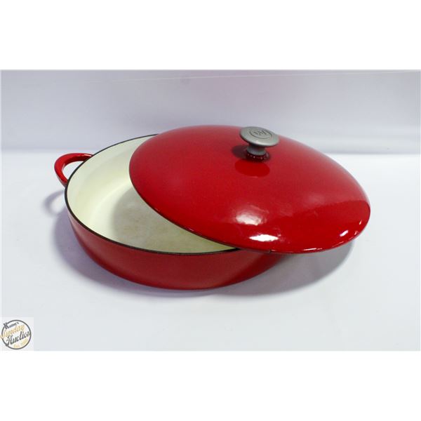 MARIO BATALI ENAMELED CAST IRON 32CM 12-1/2"