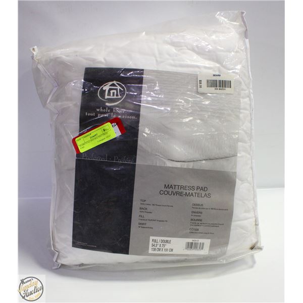 SEARS FULL DOUBLE MATTRESS PAD