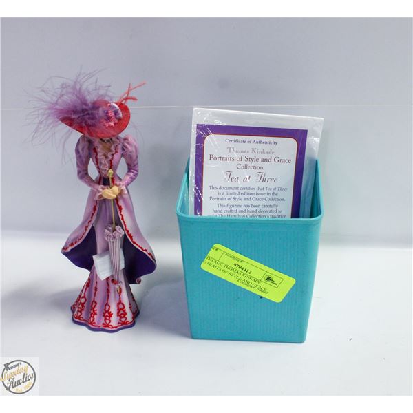 VINTAGE THOMAS KINKADE POTRAITS OF STYLE AND GRACE