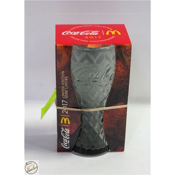NEW 2017 MCDONALDS COCA COLA GLASS