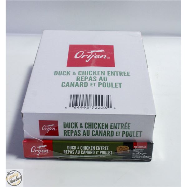 CASE OF 12 CAT FOOD DUCK & CHICKEN 155GRAMS