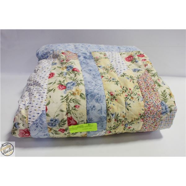 VINTAGE PARCHWORK QUILT FULL SIZE-ESTATE