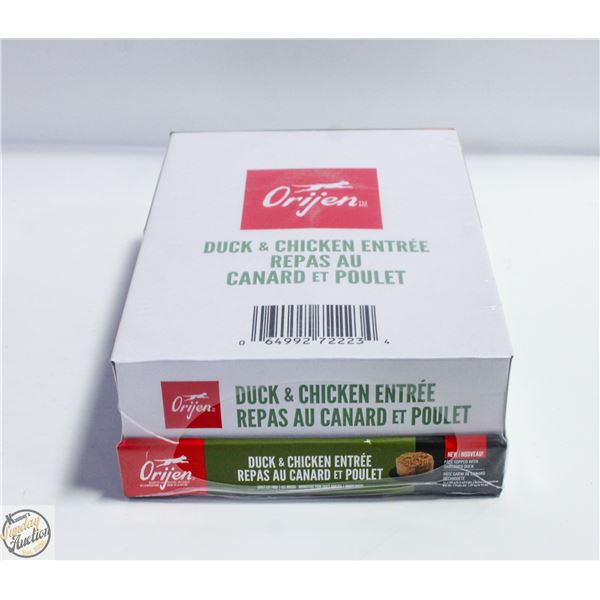 CASE OF 12 CAT FOOD DUCK & CHICKEN 155GRAMS