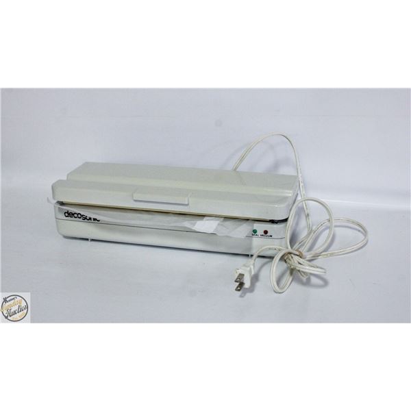 DECOSONIC VACUUM SEALER WITH BAGS