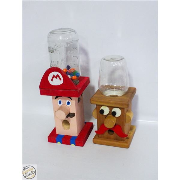 LOT OF 2 CANDY DISPENSERS