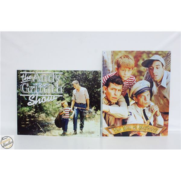 ANDY GRIFFITH SIGNS 12.5 INCHES X 16 INCHES