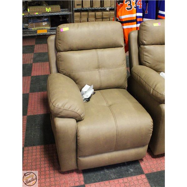 UNUSED TAN LEFT SIDE THEATRE SEAT