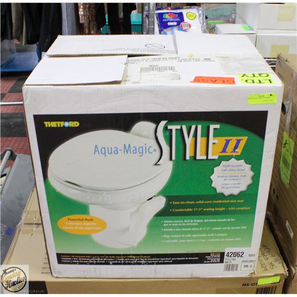 AQUA MAGIC STYLE 2 TOILET 17.5" SEATING HEIGHT