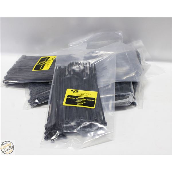 7X100=700 TOTAL UV PROTECTED ZIPTIES