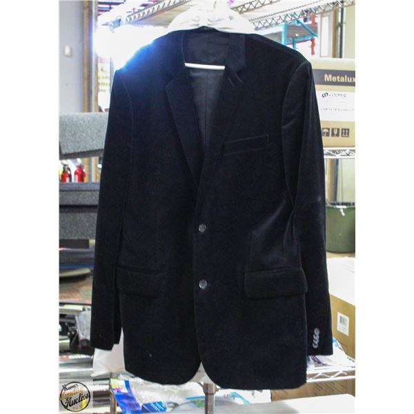 MENS 44 L VELOUR SUIT JACKET - DRY CLEAN ONLY